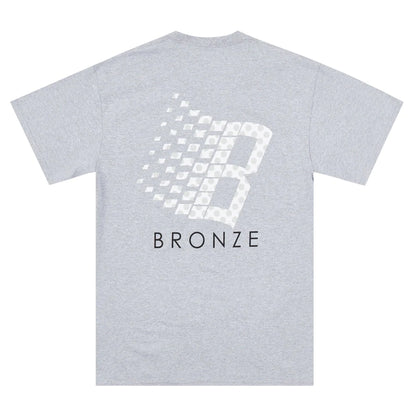 Polka Dot Logo Tee Heather Grey