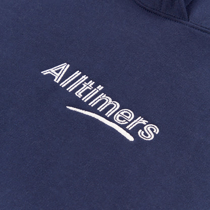 Medium Estate Embroidered Hoodie Navy