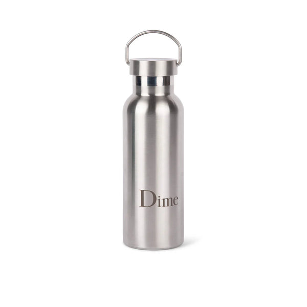 Dime Water Bottle Silver