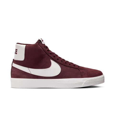 NIKE SB ZOOM BLAZER MID BURGUNDY CRUSH SUMMIT WHITE