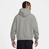 Nike SB Fleece Pullover Skate Hoodie DK GREY HEATHER WHITE