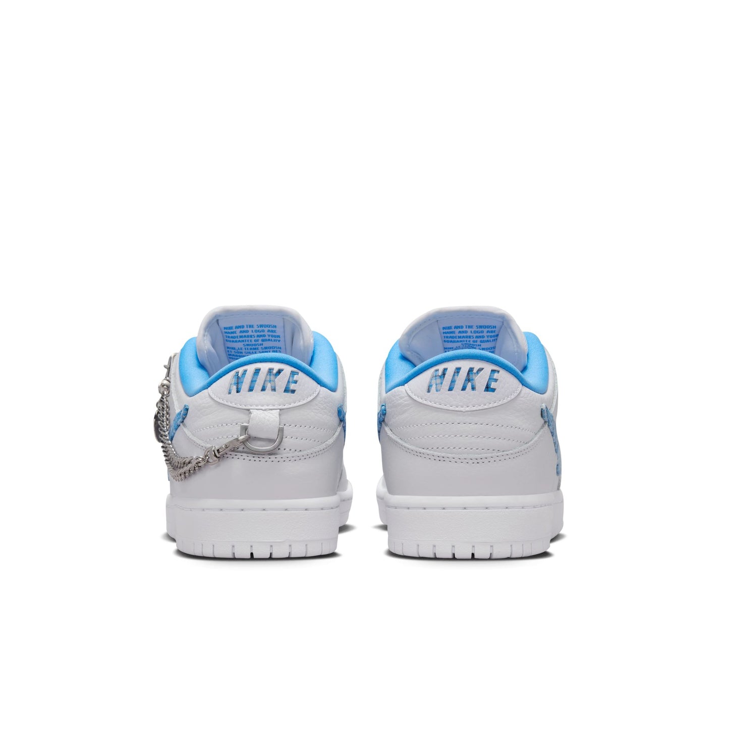 NIKE SB DUNK LOW PRO WHITE UNIVERSITY BLUE WHITE