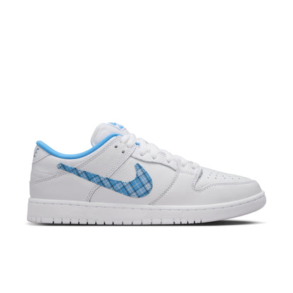 NIKE SB DUNK LOW PRO WHITE UNIVERSITY BLUE WHITE