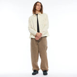 Classic Baggy Denim Pants Overdyed Brown