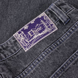 Classic Baggy Denim Pants Faded Black