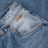 Classic Baggy Denim Pants Sandblasted indigo