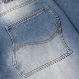 Classic Baggy Denim Pants Sandblasted indigo