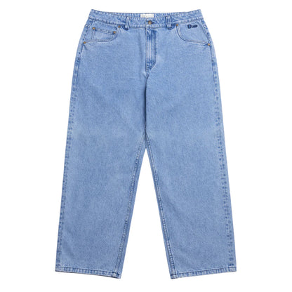 Classic Relaxed Denim Pants Blue Wash