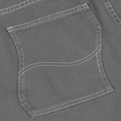 Classic Baggy Denim Pants Dark Gray