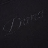 Cursive Logo Crewneck Black