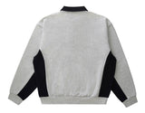 French Terry Collared Sweatshirt