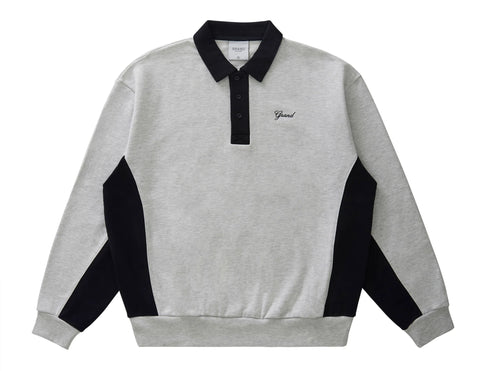 French Terry Collared Sweatshirt