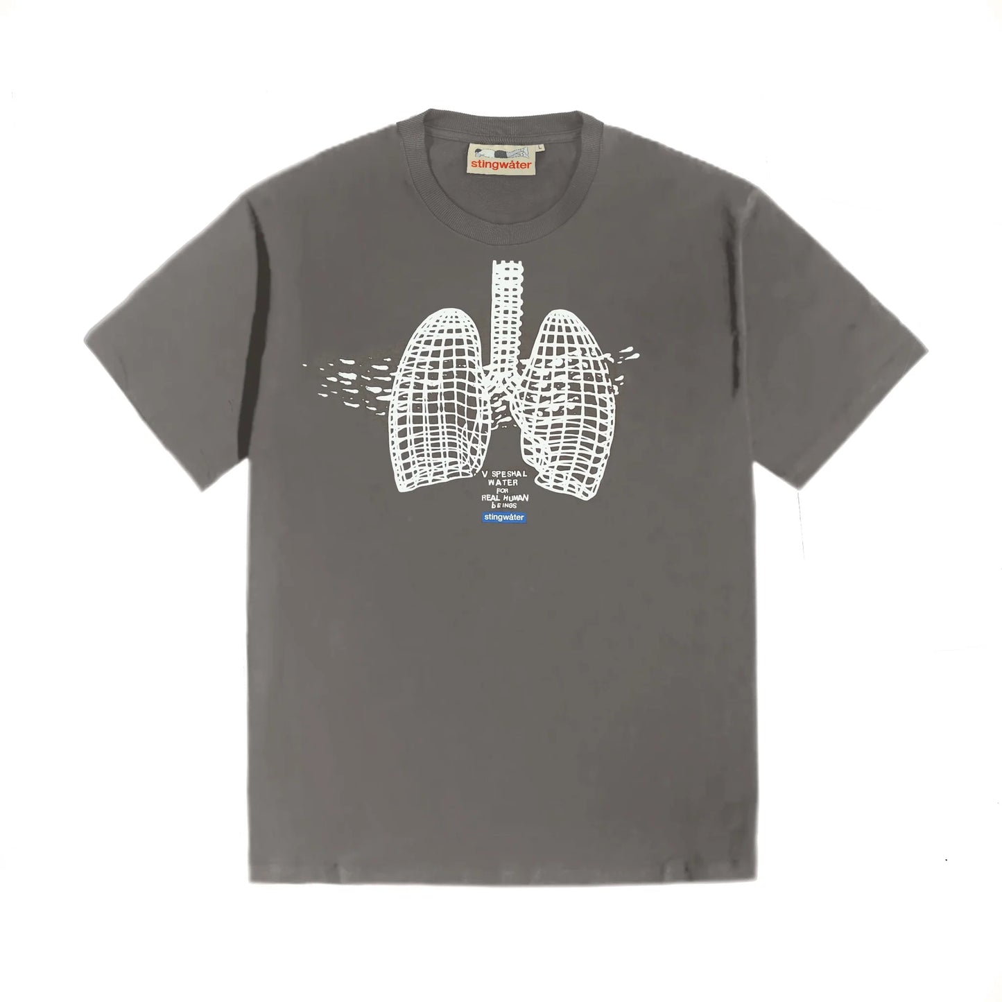 Deep Breath T-Shirt Metal Gray