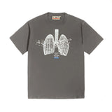 Deep Breath T-Shirt Metal Gray