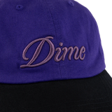 Cursive Low Pro Cap Purple Black