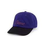 Cursive Low Pro Cap Purple Black