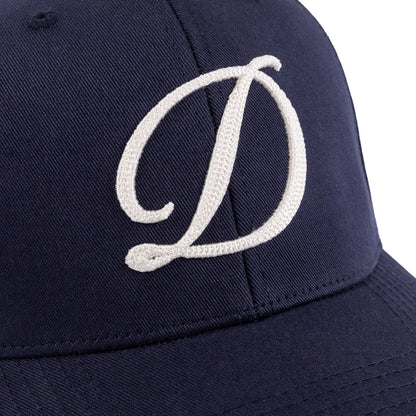 Cursive D Full Fit Cap Navy