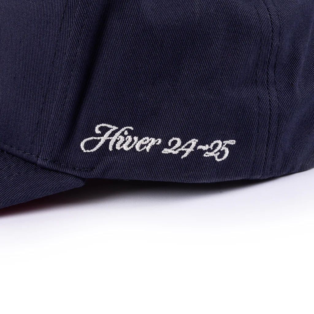 Cursive D Full Fit Cap Navy