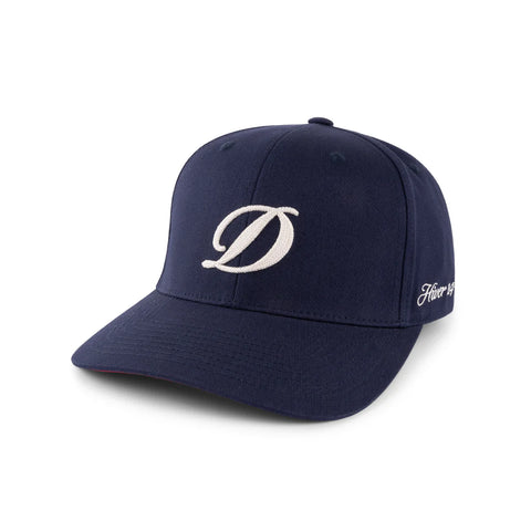 Cursive D Full Fit Cap Navy