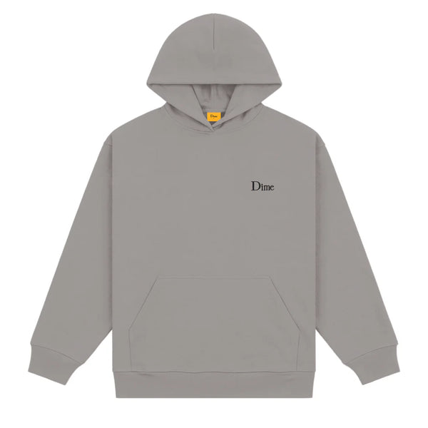 Classic Small Logo Hoodie  Charcoal