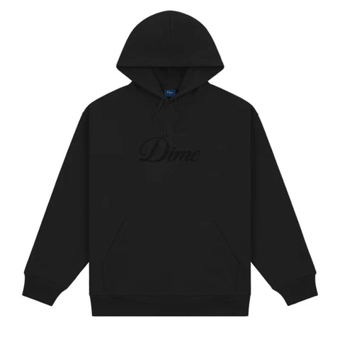 Cursive Logo Hoodie Black