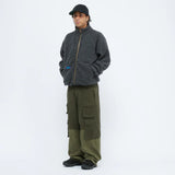 Coverstich Sherpa Fleece Charcoal