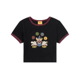 Carnival baby tee black