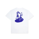 Boxer SS Tee White Dirty Blue