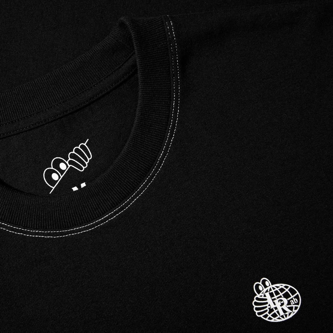 Small Atlas Contrast Stitch Black White