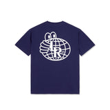 Atlas Monogram SS Tee Dress Blue