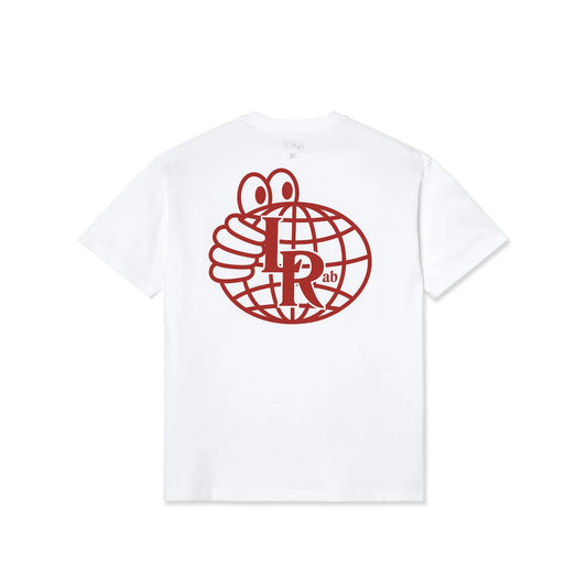 Atlas Monogram SS Tee White Old Red