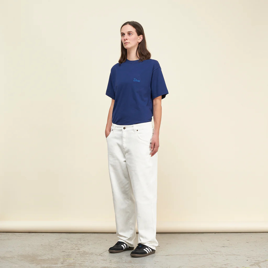 Relaxed Denim Pants Off White | Adrift Shop