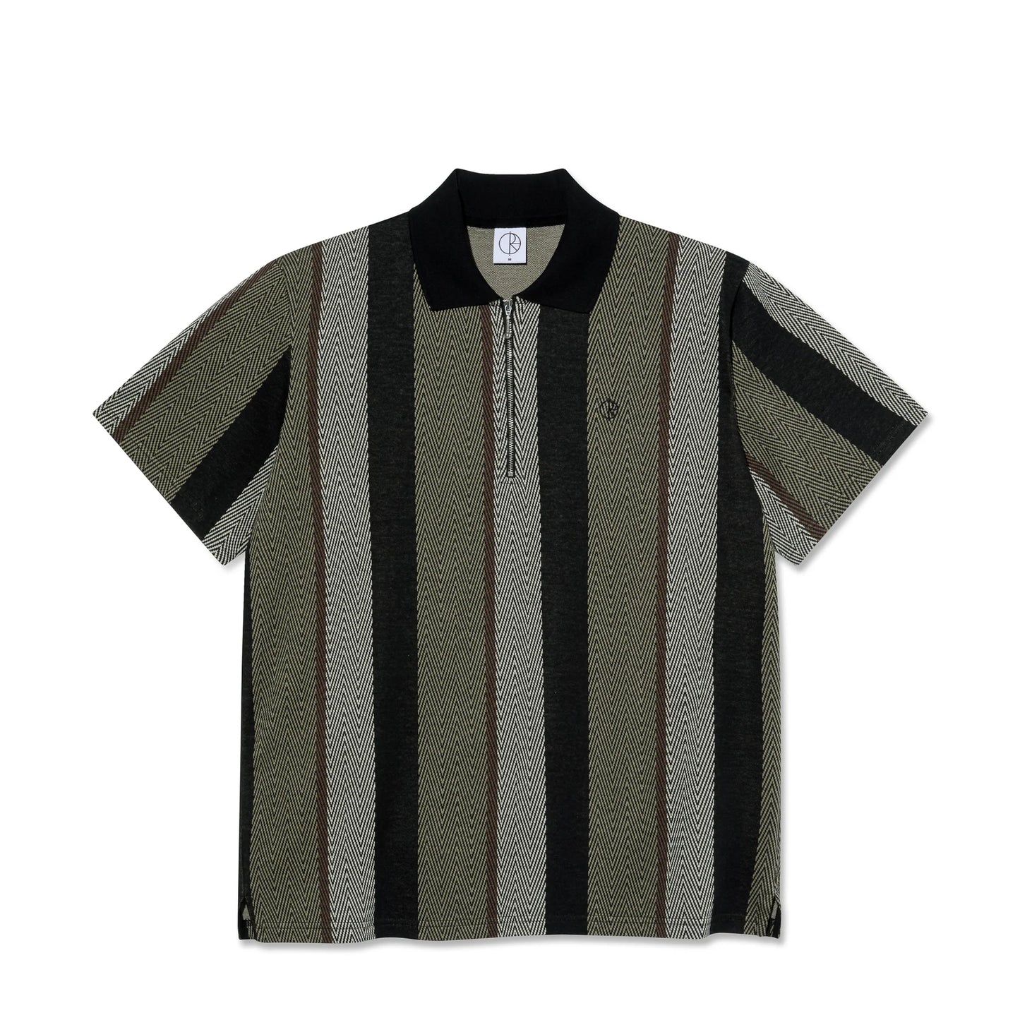 Jacques Polo Shirt Herringbone Khaki Green