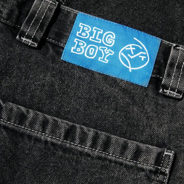 Big Boy Work Pants Knee Silver Black