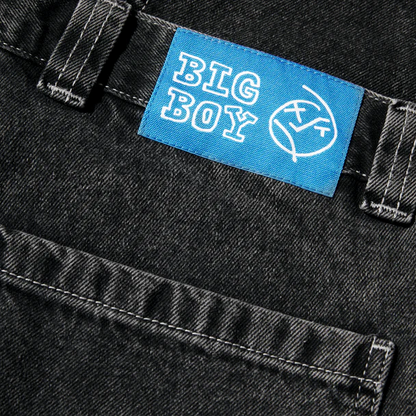 Big Boy Work Pants Knee Silver Black