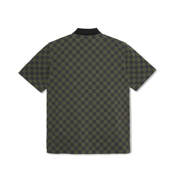 JACQUES POLO SHIRT CHECKERED BLACK GREEN