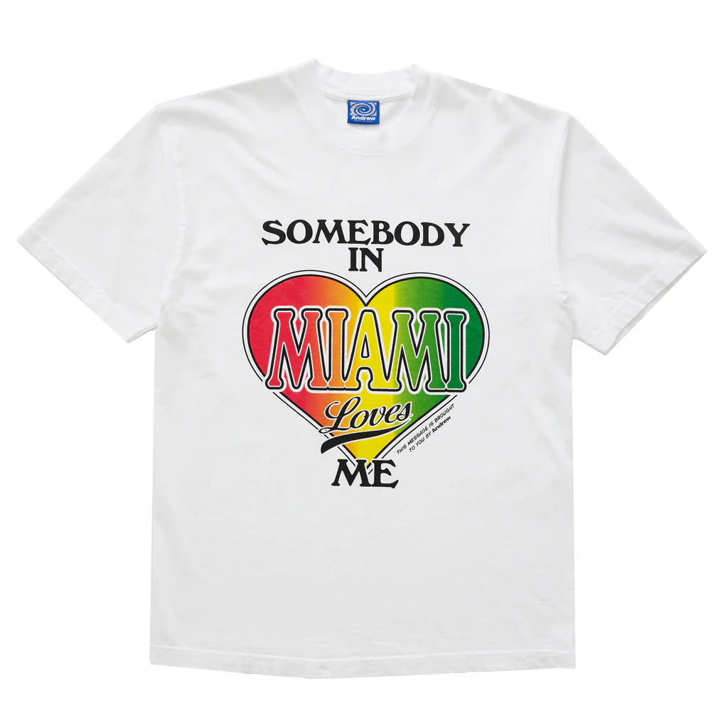 Somebody Tee White