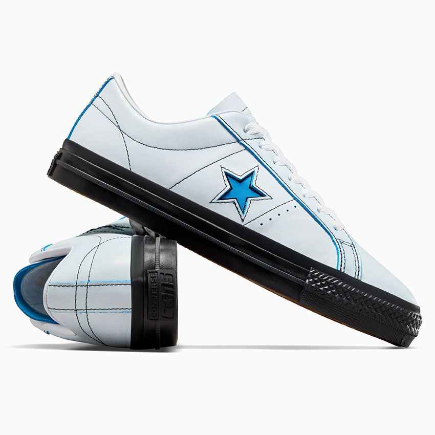 One Star Pro OX White Black Kinetic Blue