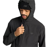 NB Numeric Woven Full Zip Jacket Black