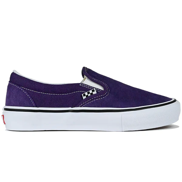 Skate Slip On Purple Black