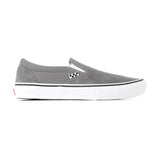 Skate Slip On Pewter White