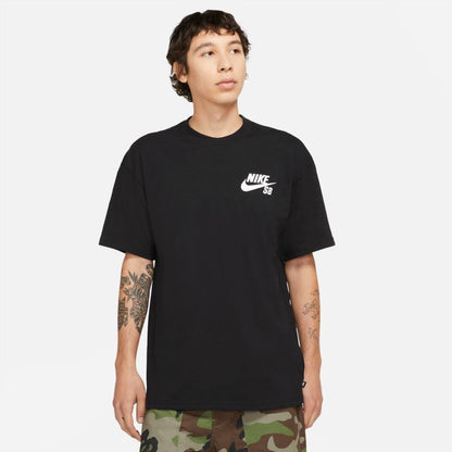 Logo Skate Tee Black White