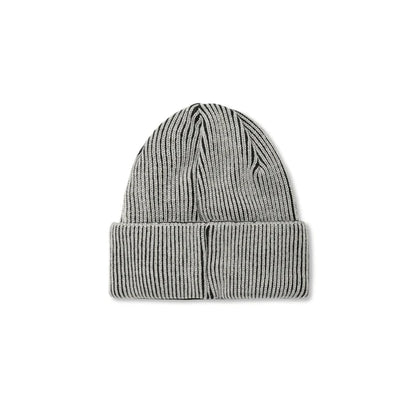 Lines Merino Beanie White