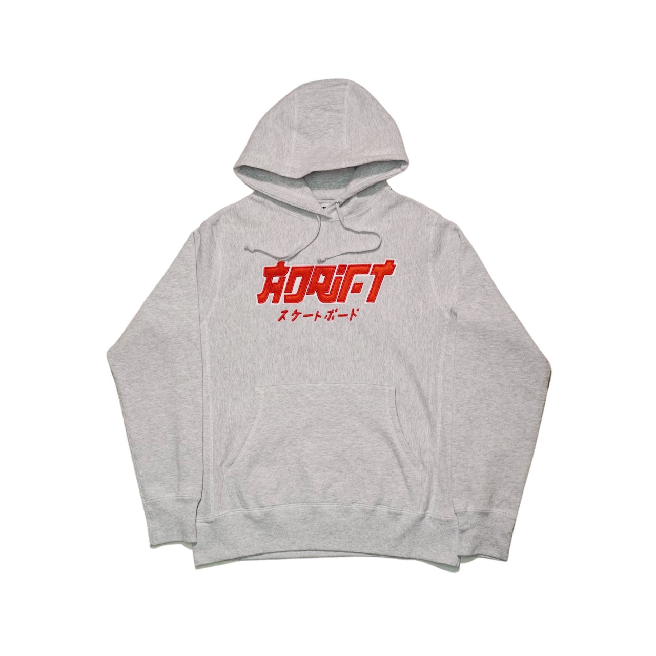 Anime Script Logo Hoodie Heather Grey