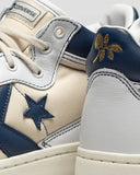 Fastbreak Pro Mid White Navy Egret